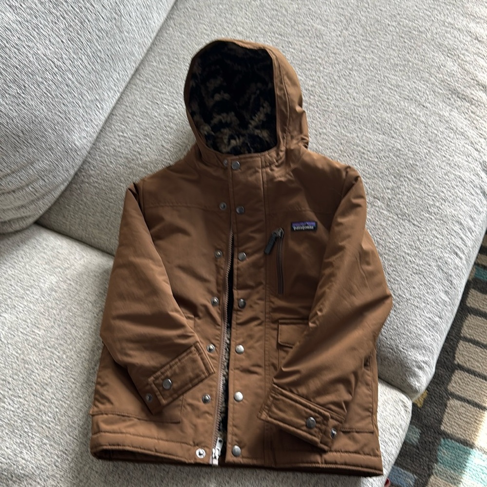 EUC Patagonia Infurno XS 5-6 Lined Parka Winter Coat Hooded Jacket